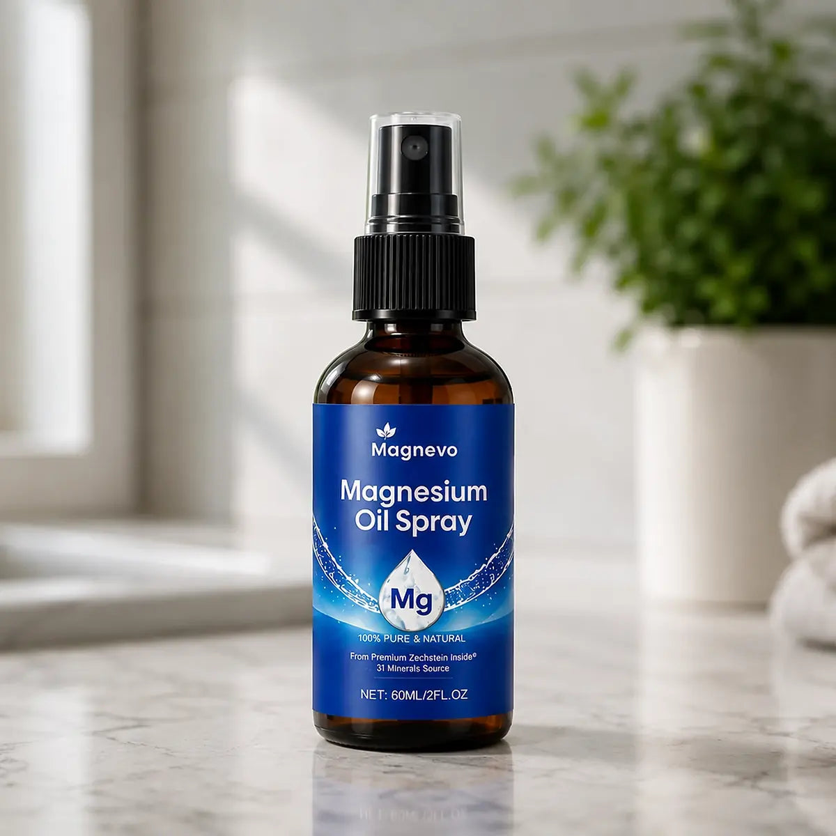 Magnesiumspray för sömn och muskelåterhämtning