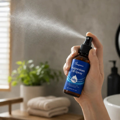 Magnesiumspray för sömn och muskelåterhämtning